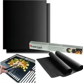Shtresa të palosshme për skarë Mastergrill, (MG165),2 copë, 33x40cm, të zeza