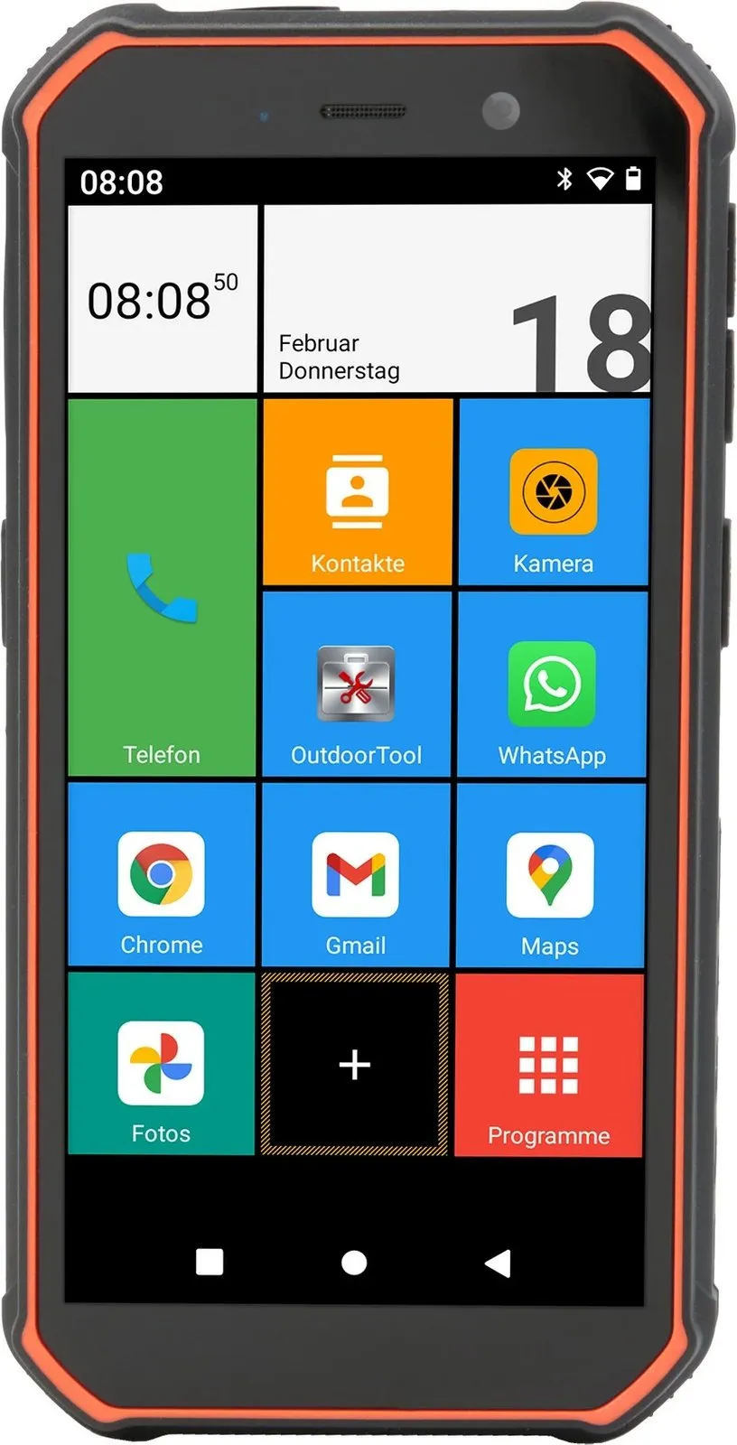 Celular Olympia TREK Outdoor, i zi-portokalli - 1