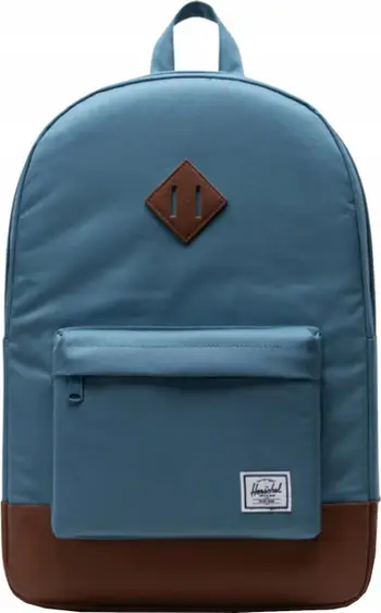 Çantë shpine Herschel Heritage 10007-05681, 21.5L, poliester, blu