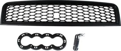 Grilë e përparme MTuning Audi A4 B6 RS Style, plastike ABS, 2000-2004, e zezë - 1