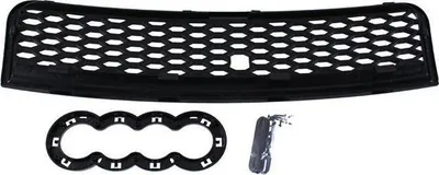 Grilë e përparme MTuning Audi A4 B6 RS Style, plastike ABS, 2000-2004, e zezë - 2