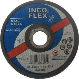 Disk prerës metali Techniflex 125 x 2.5 x 22.2 mm (T1A 125 2.5) - 1
