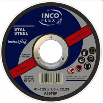 Disk prerës për metal Techniflex (IFM27-230-6.0-22A24S), 230 x 6 x 22.2 mm