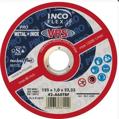 Disk prerës Techniflex Convex, T27, 125mm - 1