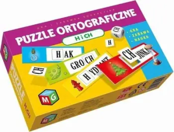 Puzzle me shumë lojëra drejtshkrimore H dhe CH Multigra