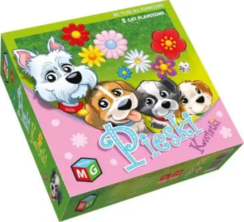 Lojë tavoline për fëmijë Multigra Doggies Flowers, +5 vjeç
