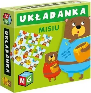 Puzzle Multigra Bear, 9 pjesë, lojë logjike për fëmijë, shumëngjyrësh
