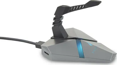 Mbajtëse kabllo gaming SureFire Axis, hub USB 3.2, RGB, e zezë - 1