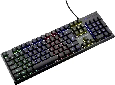 Tastierë gaming Surefire KingPin X2, USB, ndriçim RGB, e zezë - 3