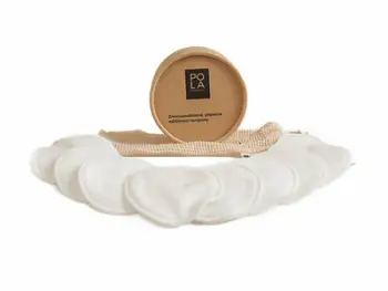 Pambuk për heqjen e grimit Pola Cosmetics Bamboo, 10 copë