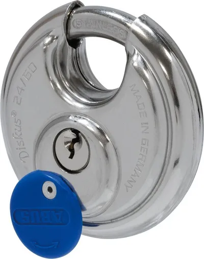 Dry disk ABUS Diskus 24IB/60 SL 7, 60mm, çelësa njësoj, inox - 2