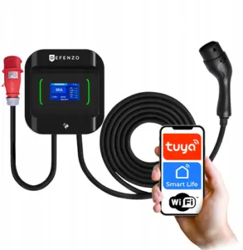 Stacion karikimi për makina elektrike Defenzo Wallbox PRO AC22 SMART, 22 kW, i zi
