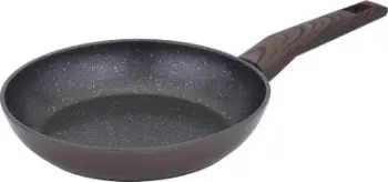 Tigan Resto Frying Pan 22cm, veshje mermeri, i përshtatshëm për induksion, gri