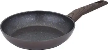Tigan Resto Frying Pan 20cm, veshje mermeri jo ngjitëse, i përshtatshëm për induksion, kafe