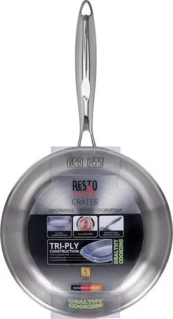 Tigan Pan Resto Frypan 95003, 28cm, lartësi 5.5cm, gri