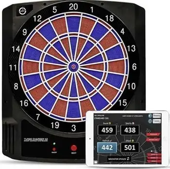 Tabelë elektronike dart Spartan Smartness Turbo Changer 4.0, Bluetooth, deri 8 lojtarë, shumëngjyrëshe