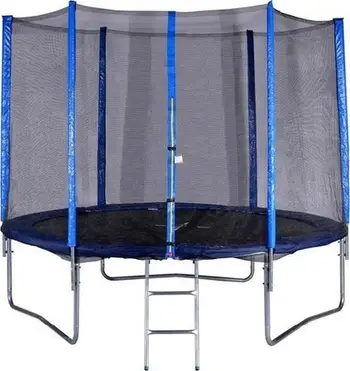 Trampolinë pa markë Set, 180 cm, me rrjetë mbrojtëse, ngjyrë shumëngjyrëshe