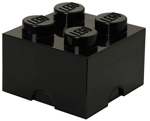 Kuti ruajtje e vogël LEGO, e zezë - 1