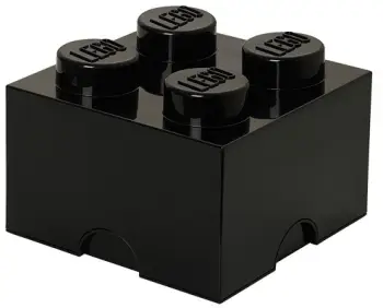 Kuti ruajtje e vogël LEGO, e zezë