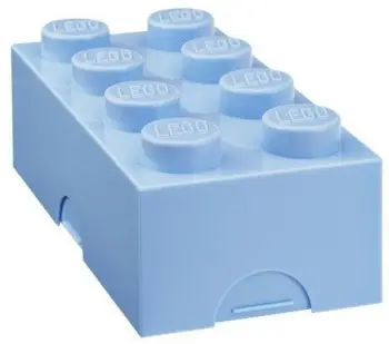Kuti ushqimi LEGO, e kaltër e çelët