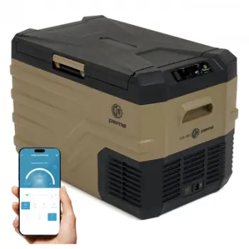 Frigorifer & ngrohës portativ Peme Quest 40 Storm Sand, 35.3L