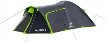Tendë Peme Taurus 3, për 3 persona, e zezë/ gjelbër