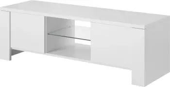 Komodinë për TV Cama West, 42/130/42, e bardhë