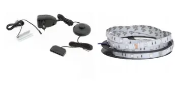 Ndriçim LED për komodë Cama Meble QIU 2D1K, dritë blu