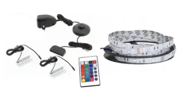Ndriçim LED Cama Furniture RTV QIU 160, RGB, për komodë TV