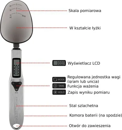 Peshore kuzhine ProfiCook PC-LW 1214, dixhitale, deri 300g, argjend - 4