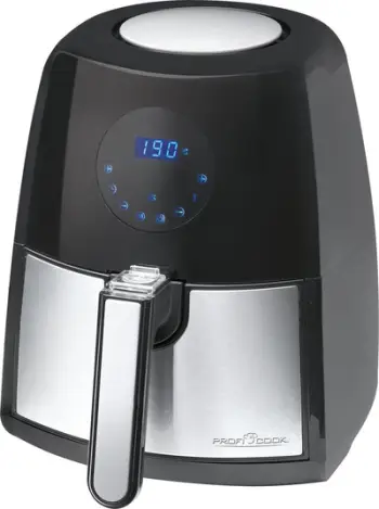 Tenxhere me avull ProfiCook, 1500 W, 2.5 l, e zezë/argjendtë