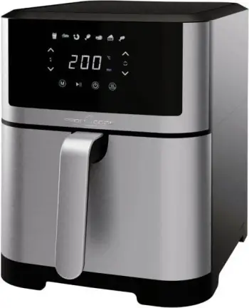 Fritezë me ajër të nxehtë ProfiCook PC-FR 1269, 8 L, 1800 W, E zezë, Inox