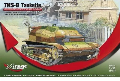 Model plastik Mirage TKS B, shkalla 1/35, bunker i blinduar - 1