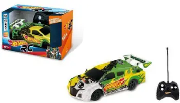 Lodër makinë Brimarex Hot Wheels Steerable, e gjelbër / e verdhë