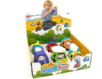 Makina lodër Brimarex Happy Vehicles, 8 cm, ngjyra të ndryshme