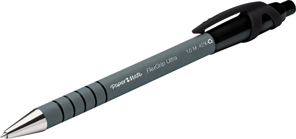 Stilolaps PaperMate FlexGrip Ultra, 1.0mm, 12 copë, e zezë - 3
