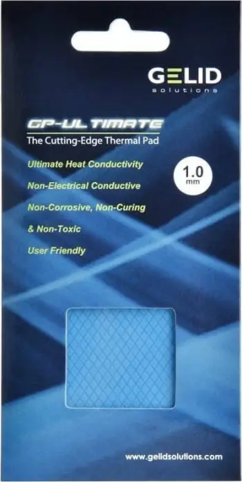 Pad termik Gelid Ultimate TP-GP04-B, 90x50x1mm, 15W/mK, blu