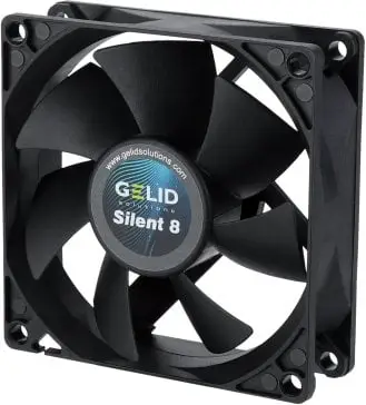 Ventilator kase GELID Silent 8 PWM FN-PX08-21, 80mm, 4 pin, i zi