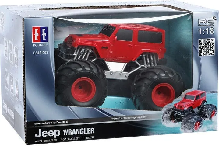 Makine me telekomandë Double Eagle Jeep E342-003, amfib, e kuqe - 7