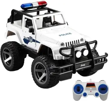 Makine policie me telekomandë Double Eagle Jeep E550-003, 1:12, Bardhë