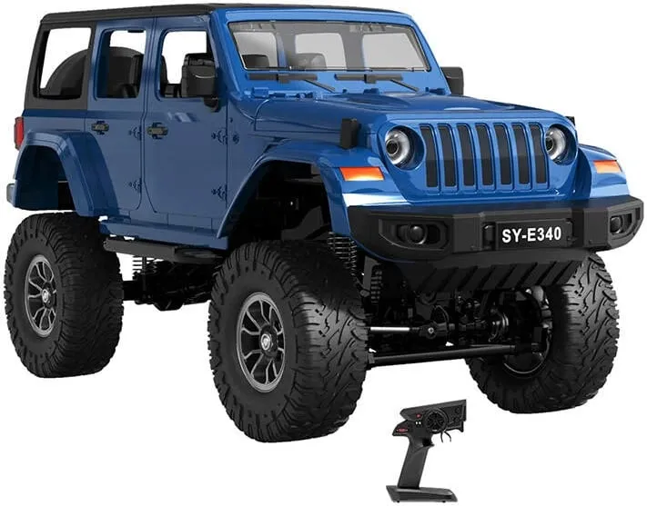 Makine me telekomandë Double Eagle Jeep Crawler Pro E340-003, 1:14, Kaltër - 1