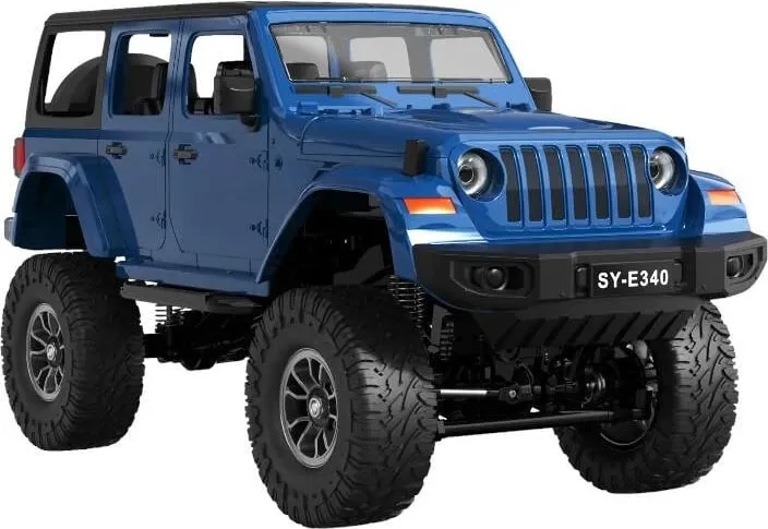 Makine me telekomandë Double Eagle Jeep Crawler Pro E340-003, 1:14, Kaltër - 2