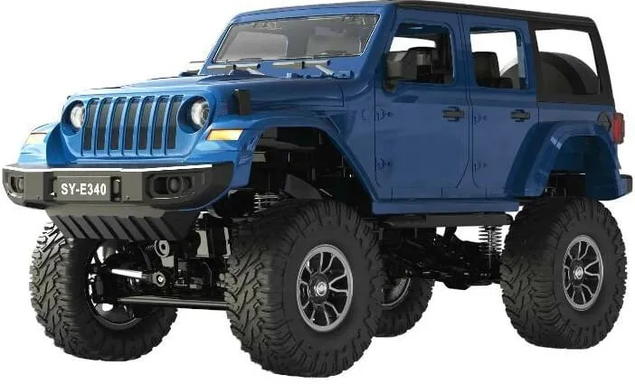 Makine me telekomandë Double Eagle Jeep Crawler Pro E340-003, 1:14, Kaltër - 3