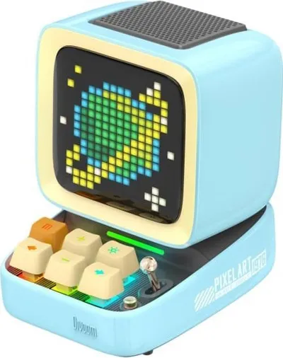 Altoparlant Divoom Dito Pro Bluetooth, LED display, 8 orë, blu - 2