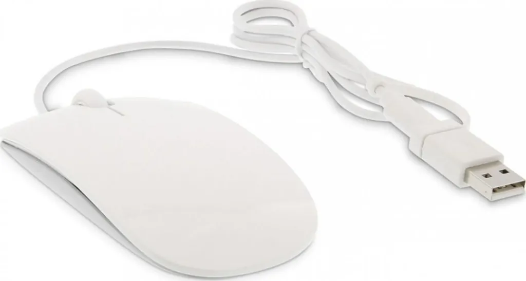 Maus LMP Easy, me kabllo, USB, USB-C, i bardhë - 2