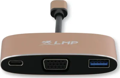 Përshtatës LMP, USB-C - VGA/USB-C/USB, i artë - 2