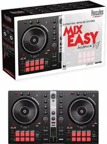 Kontroller DJ Hercules Inpulse 300 MK2, 2 kanale, USB, i zi