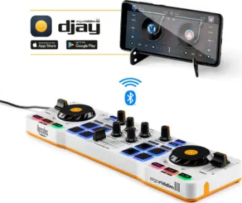Konsolë DJControl Mix Hercules, e bardhë
