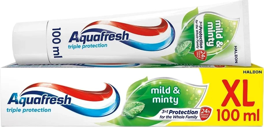 Pasta dhëmbësh Aquafresh Triple Protection Mild & Minty 100ml - 1