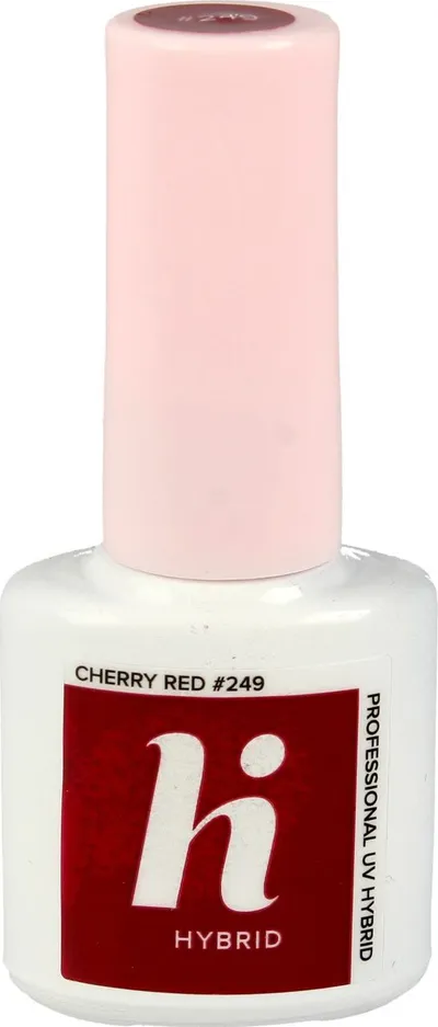 Llak për Thonjë Hi Hybrid Cherry Red, nr. 249, 5ml - 1